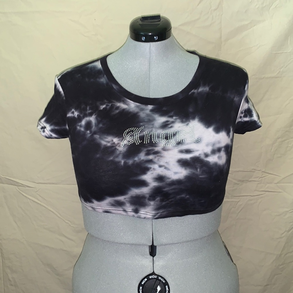Small the dye bedazzled crop